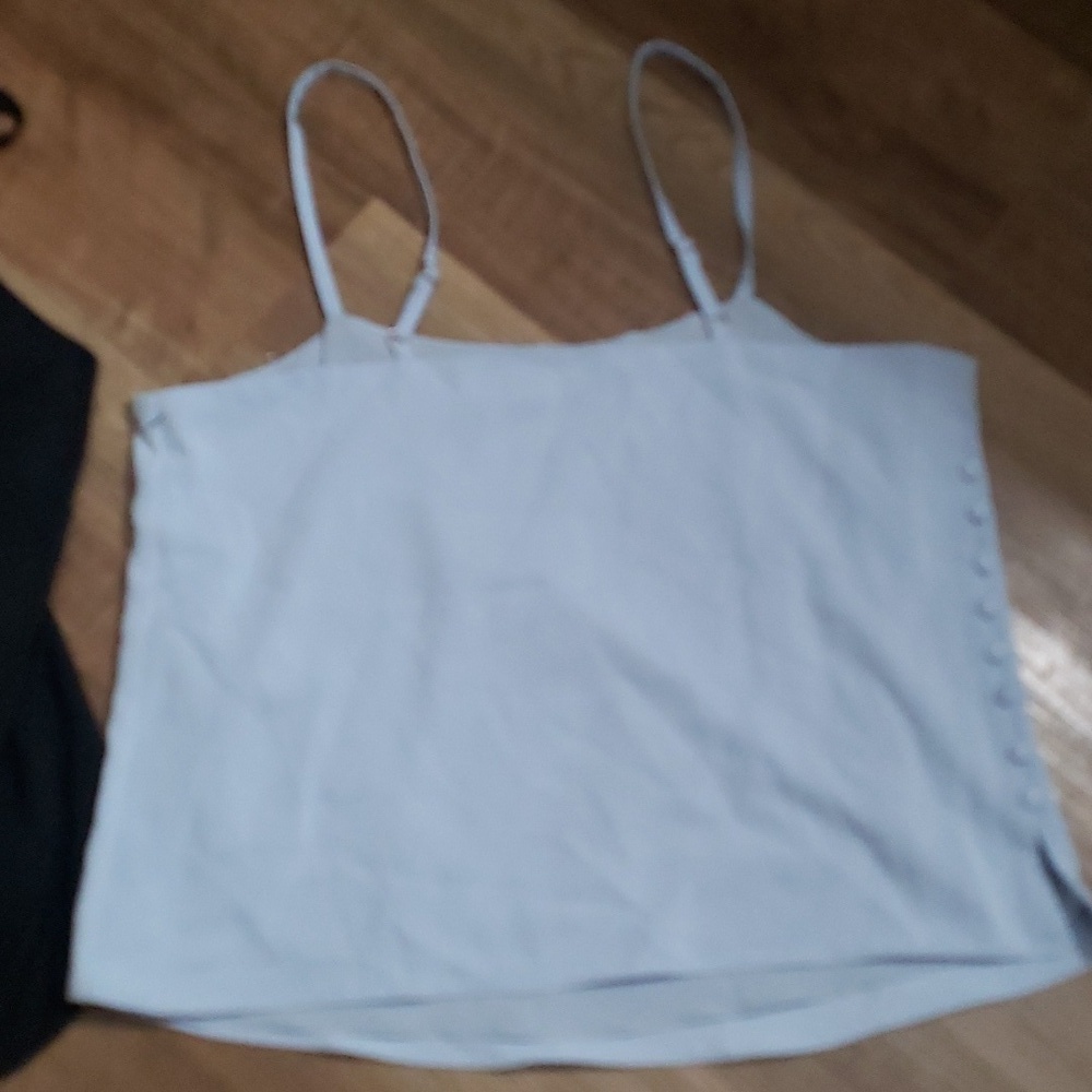 Bishop + Young Camisole Bundle Black & Light Blue Minimalist Preppy - Picture 3 of 6